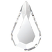 Swarovski Hotfix Flat Back Crystals Drop (2300) Crystal - Bluestreak Crystals
