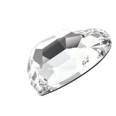 Swarovski Hotfix Flat Back Crystals Heart (2808) Crystal - Bluestreak Crystals