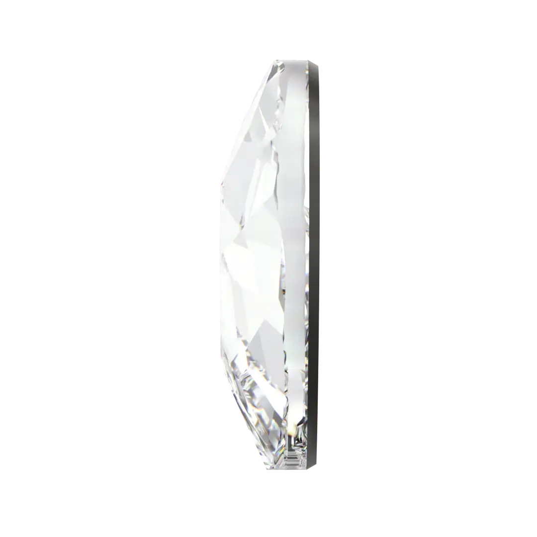 Swarovski Hotfix Flat Back Crystals Heart (2808) Crystal - Bluestreak Crystals