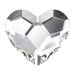 Swarovski Hotfix Flat Back Crystals Heart (2808) Crystal - Bluestreak Crystals