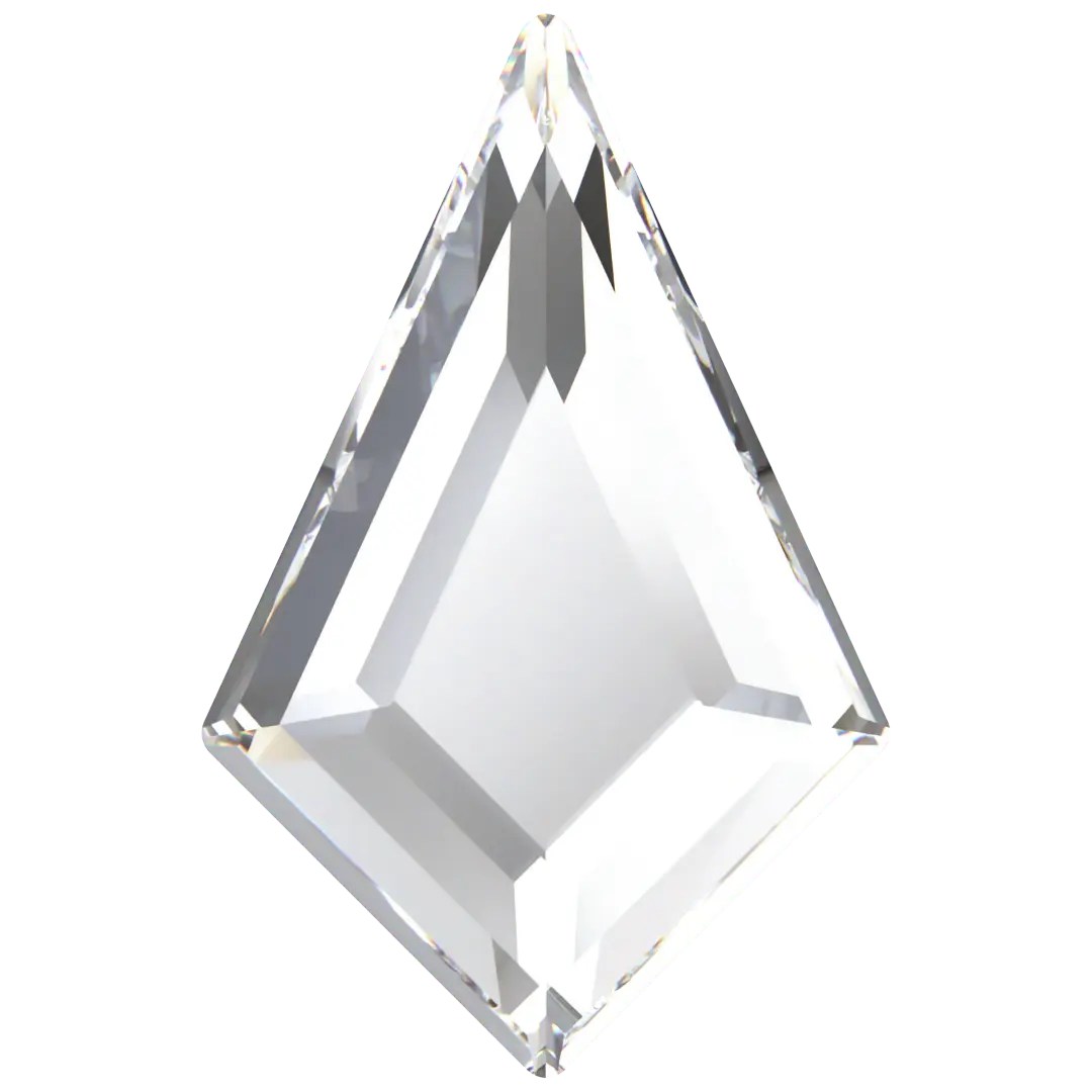 Swarovski Hotfix Flat Back Crystals Kite (2771) Crystal - Bluestreak Crystals