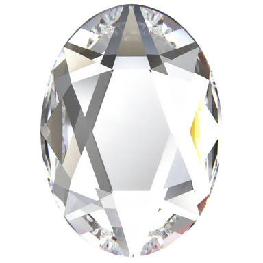 Swarovski Hotfix Flat Back Crystals Oval (2603) Crystal - Bluestreak Crystals
