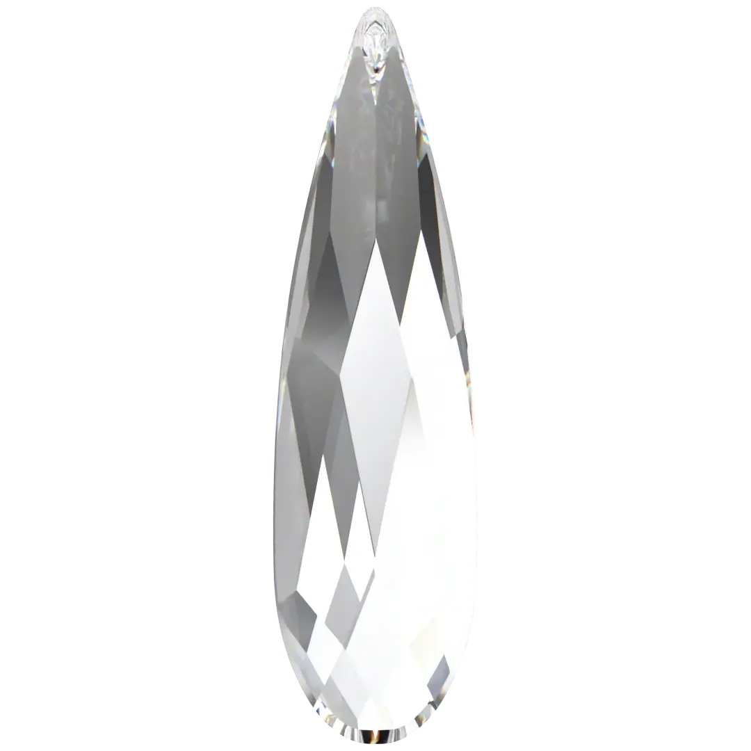 Swarovski Hotfix Flat Back Crystals Raindrop (2304) Crystal - Bluestreak Crystals