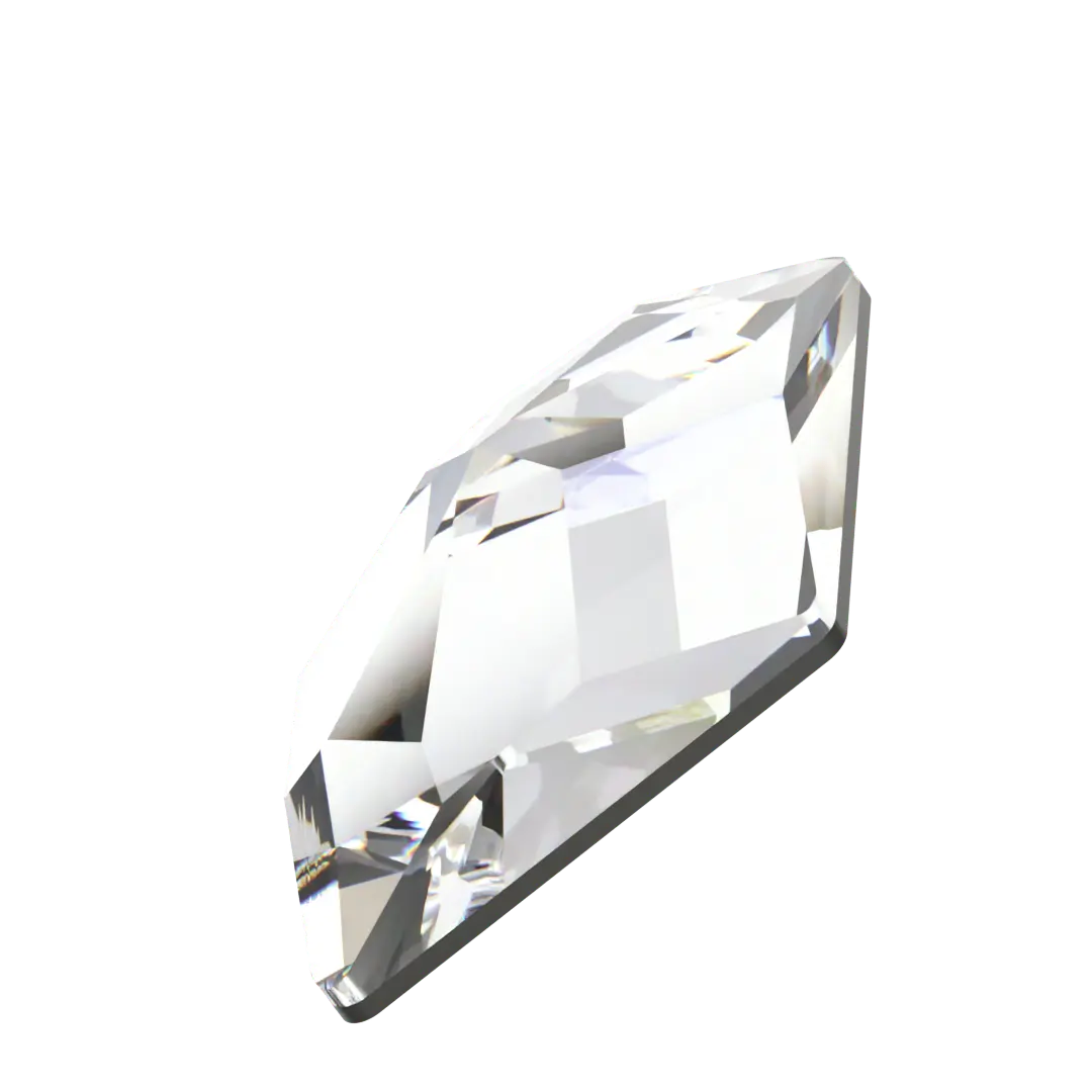 Swarovski Hotfix Flat Back Crystals Rhombus (2709) Crystal - Bluestreak Crystals