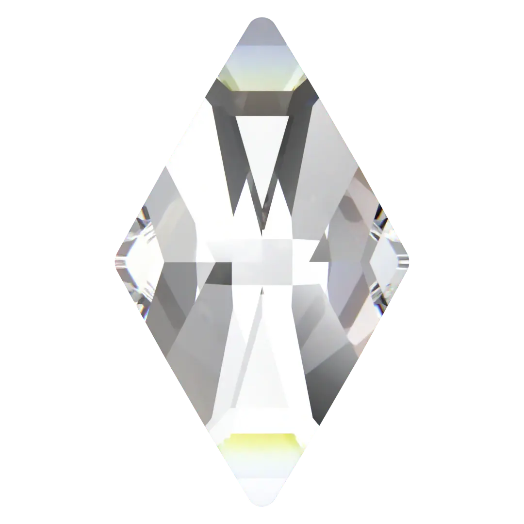 Swarovski Hotfix Flat Back Crystals Rhombus (2709) Crystal - Bluestreak Crystals