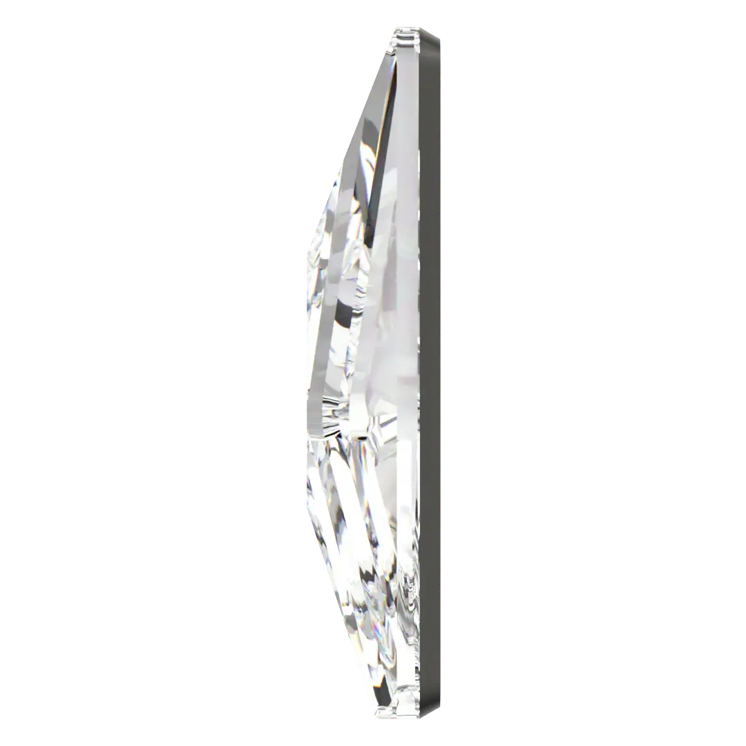 Swarovski Hotfix Flat Back Crystals Triangle Alpha (2738) Crystal - Bluestreak Crystals