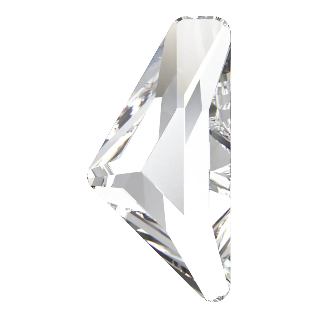 Swarovski Hotfix Flat Back Crystals Triangle Alpha (2738) Crystal - Bluestreak Crystals