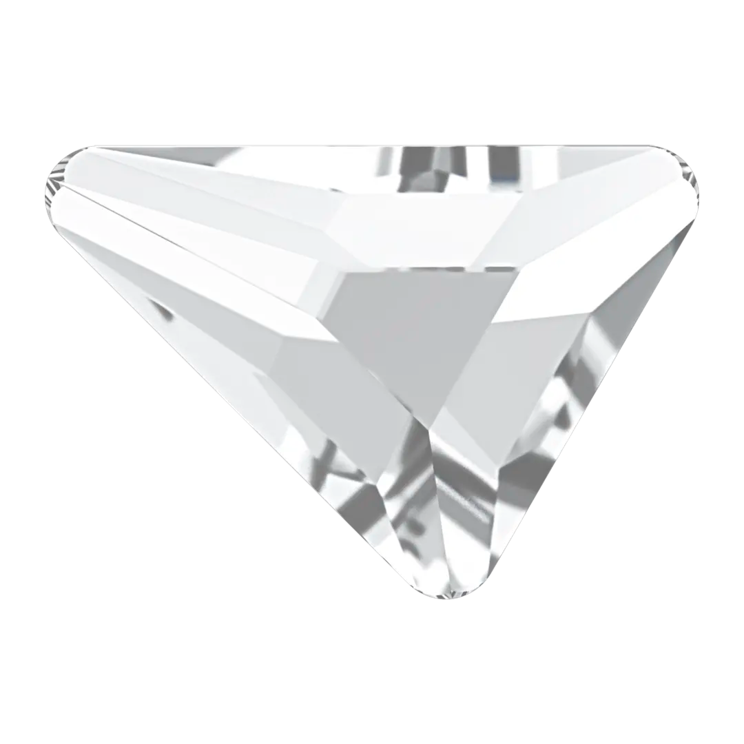 Swarovski Hotfix Flat Back Crystals Triangle Beta (2739) Crystal - Bluestreak Crystals