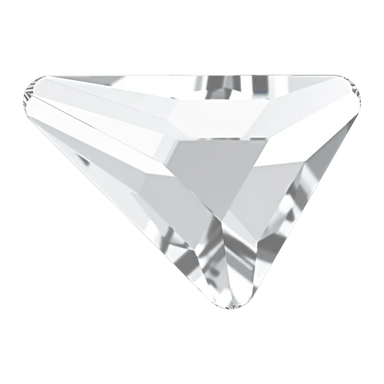 Swarovski Hotfix Flat Back Crystals Triangle Beta (2739) Crystal - Bluestreak Crystals