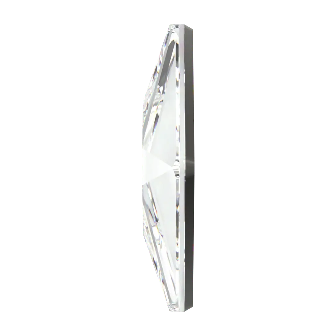 Swarovski Hotfix Flat Back Crystals Triangle Gamma (2740) Crystal - Bluestreak Crystals