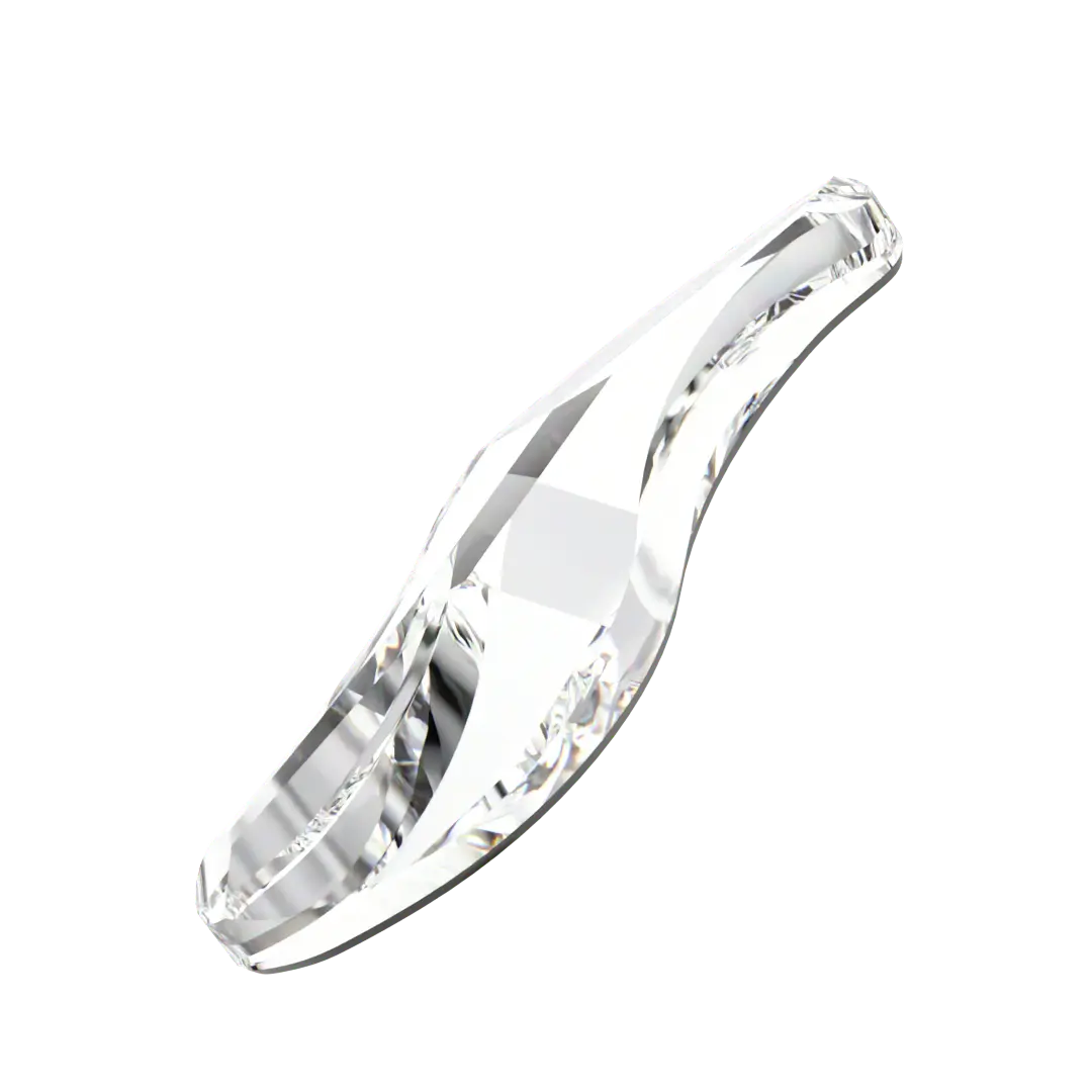 Swarovski Hotfix Flat Back Crystals Wave (2788) Crystal - Bluestreak Crystals