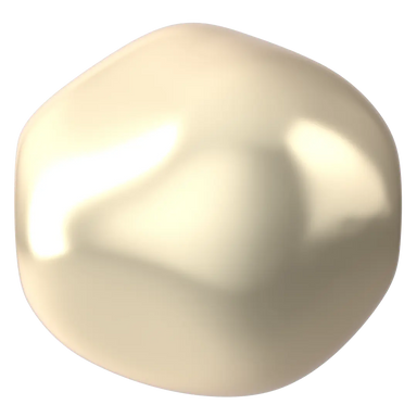 Swarovski Pearls Baroque Round (5841) Crystal Cream - Bluestreak Crystals