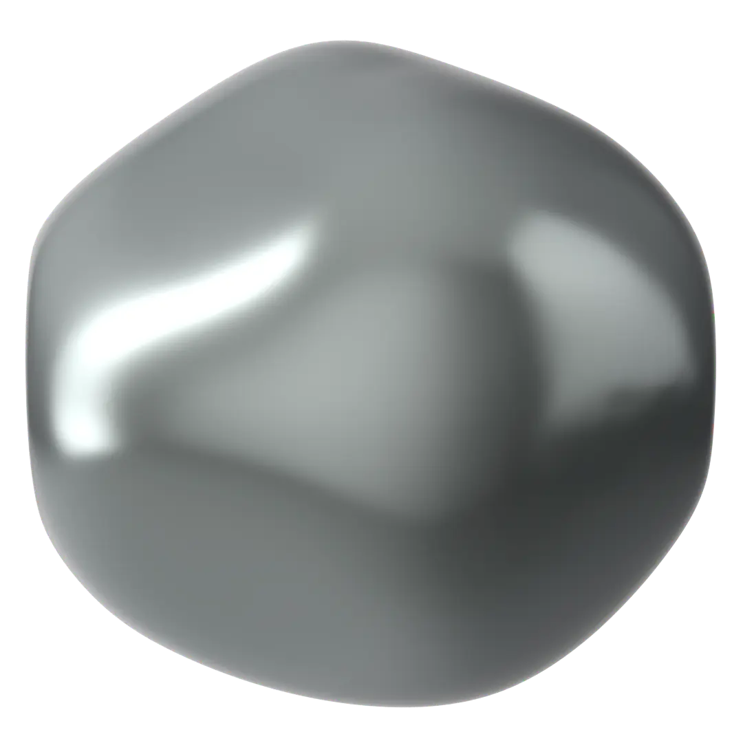 Swarovski Pearls Baroque Round (5841) Crystal Dark Grey - Bluestreak Crystals
