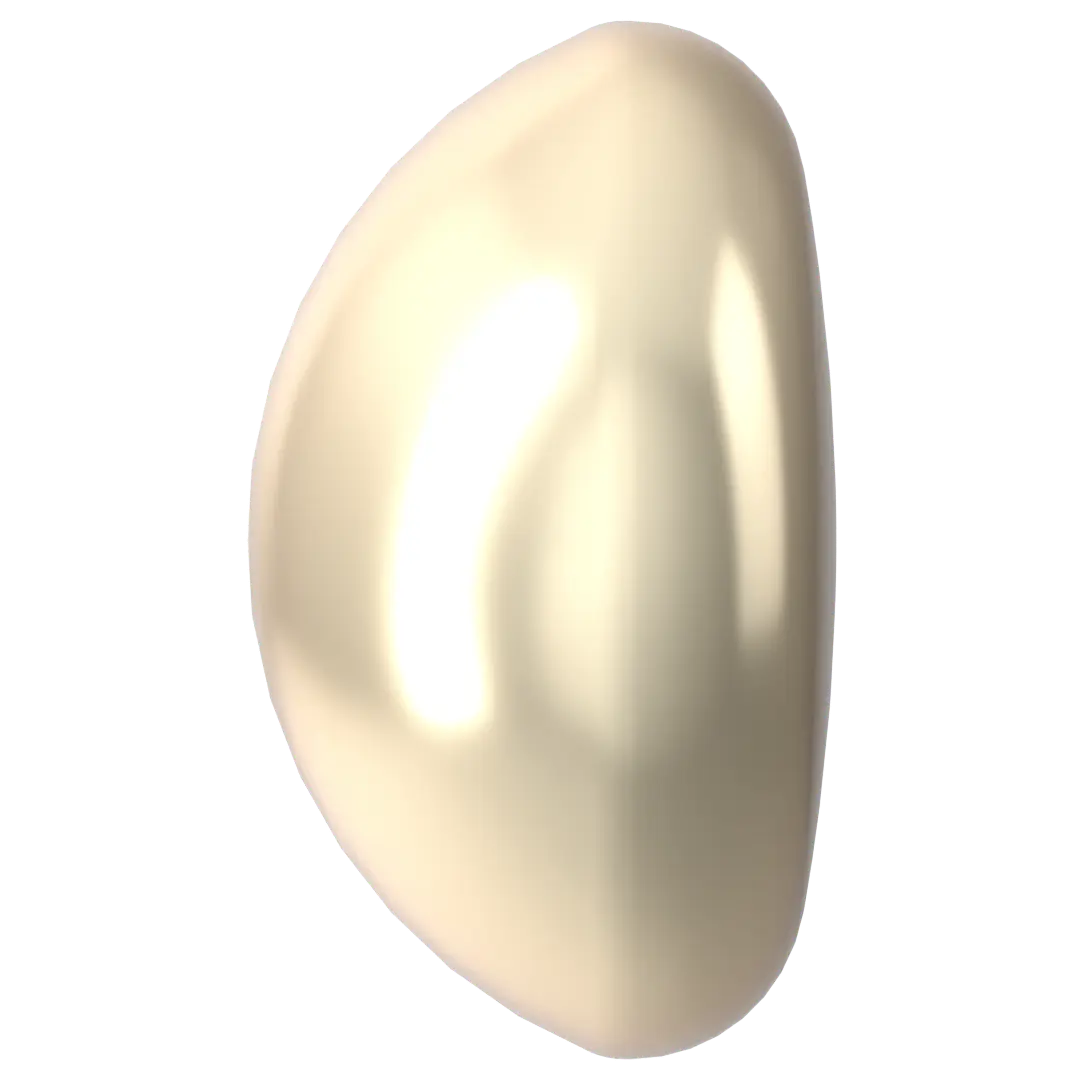 Swarovski Pearls Cabochon (5817) Crystal Cream - Bluestreak Crystals