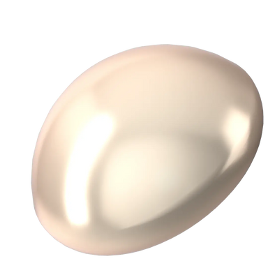 Swarovski Pearls Cabochon (5817) Crystal Creamrose - Bluestreak Crystals