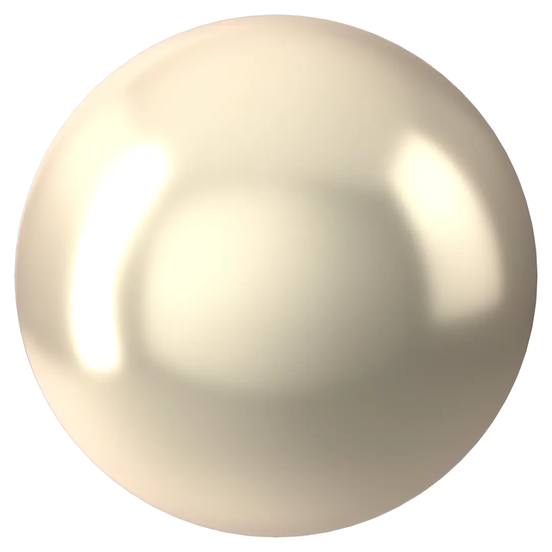 Swarovski Pearls Cabochon (5817) Crystal Creamrose Light - Bluestreak Crystals