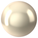 Swarovski Pearls Cabochon (5817) Crystal Creamrose Light - Bluestreak Crystals