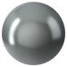Swarovski Pearls Cabochon (5817) Crystal Dark Grey - Bluestreak Crystals