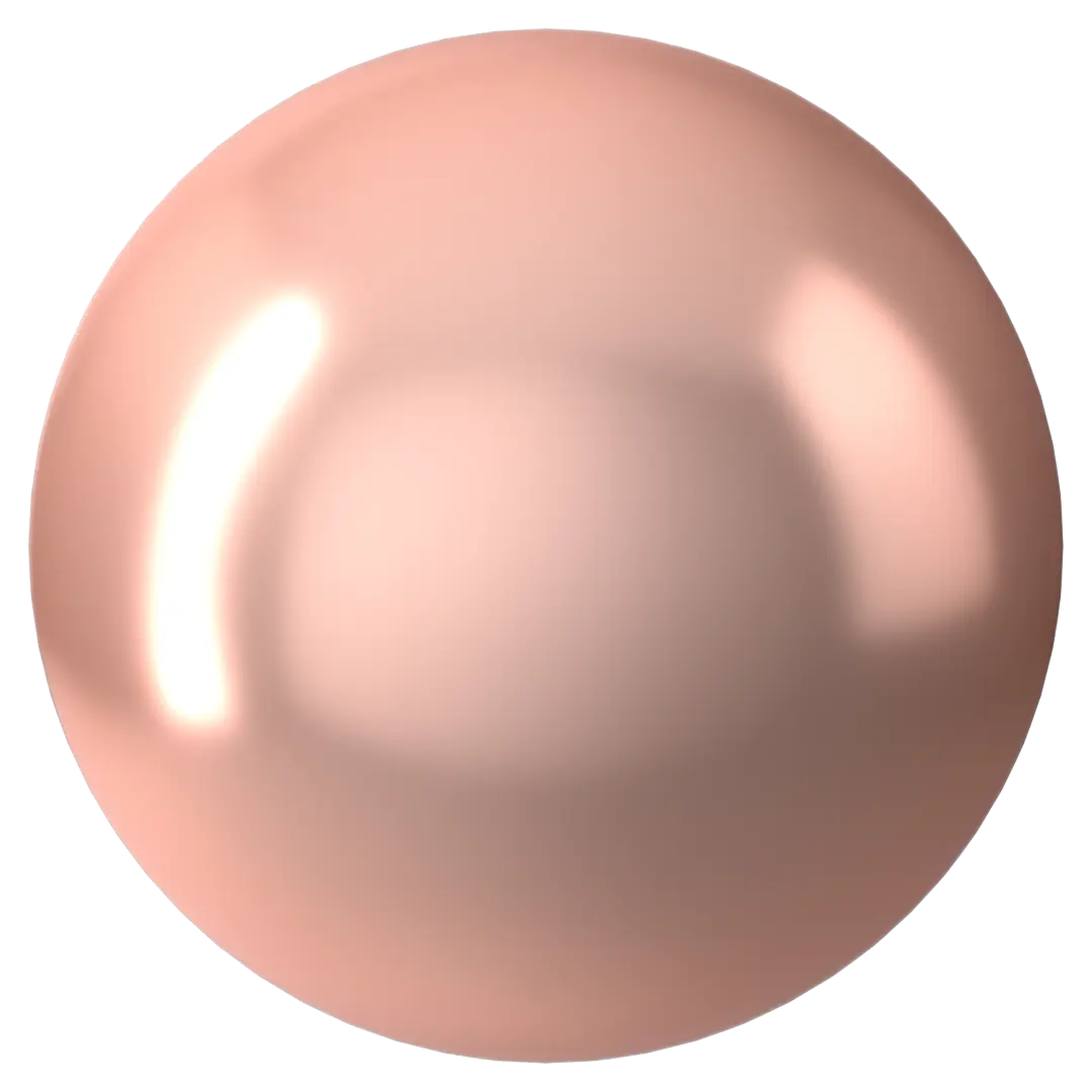 Swarovski Pearls Cabochon (5817) Crystal Peach - Bluestreak Crystals