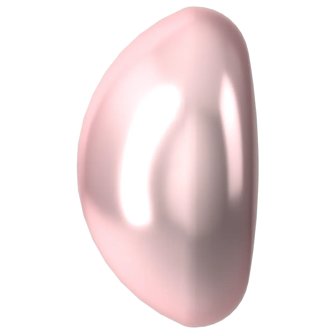 Swarovski Pearls Cabochon (5817) Crystal Rosaline - Bluestreak Crystals
