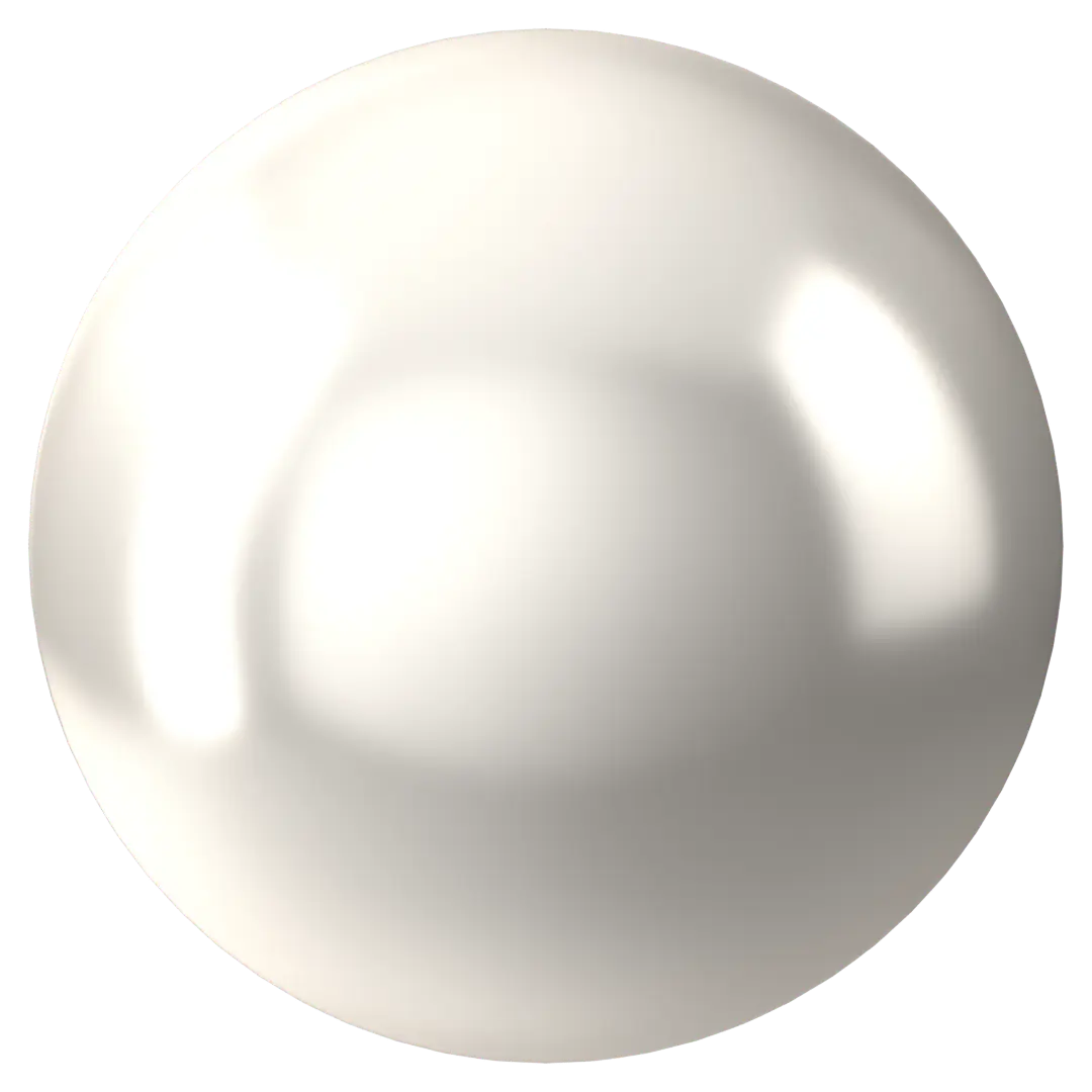 Swarovski Pearls Cabochon (5817) Crystal White - Bluestreak Crystals