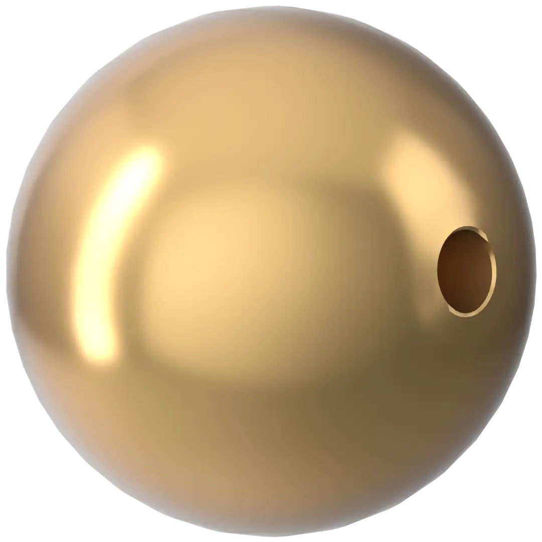 Swarovski Pearls Round (5810) Crystal Bright Gold - Bluestreak Crystals
