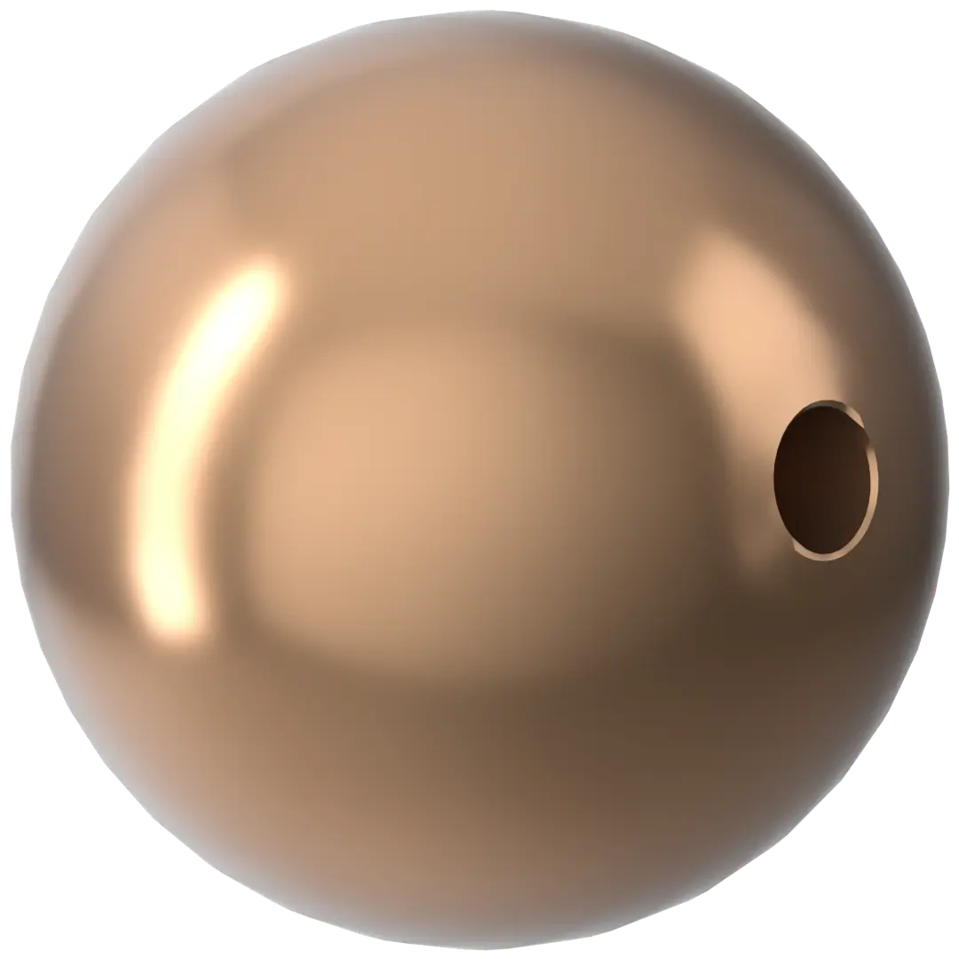 Swarovski Pearls Round (5810) Crystal Bronze - Bluestreak Crystals