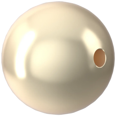 Swarovski Pearls Round (5810) Crystal Cream - Bluestreak Crystals