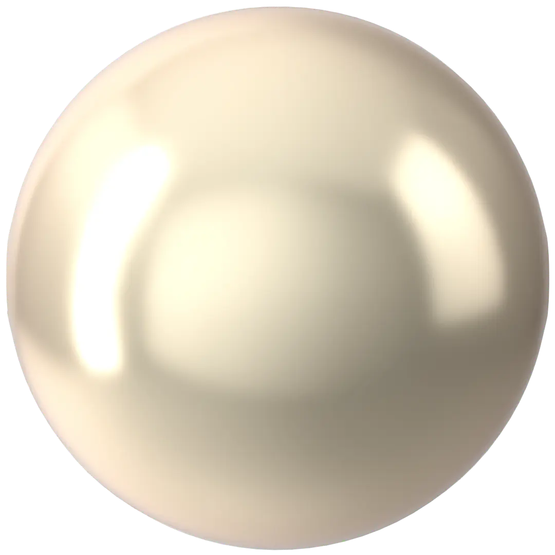 Swarovski Pearls Round (5810) Crystal Creamrose Light - Bluestreak Crystals