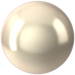 Swarovski Pearls Round (5810) Crystal Creamrose Light - Bluestreak Crystals