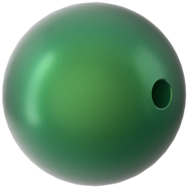 Swarovski Pearls Round (5810) Crystal Eden Green - Bluestreak Crystals