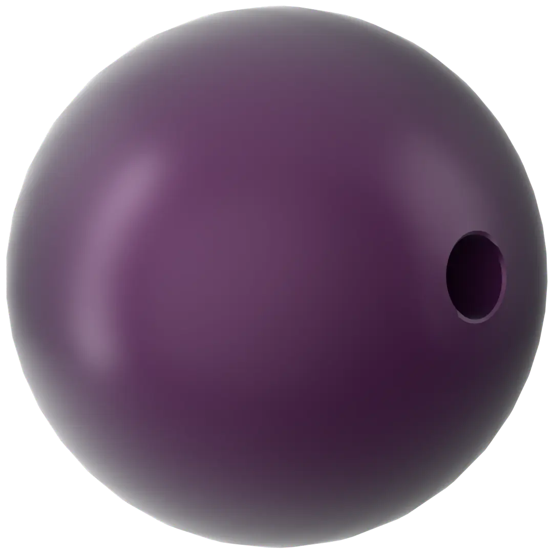 Swarovski Pearls Round (5810) Crystal Elderberry - Bluestreak Crystals