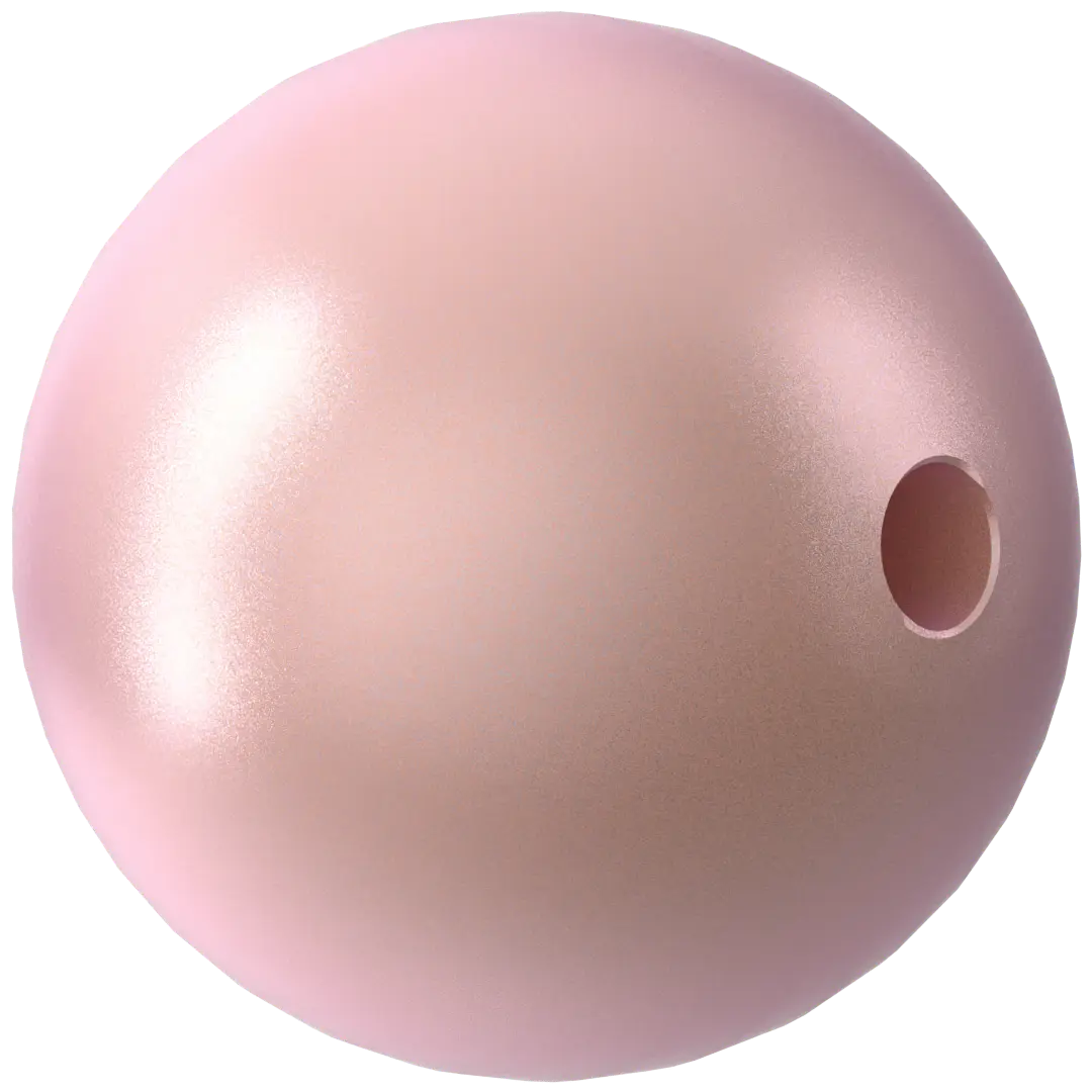 Swarovski Pearls Round (5810) Crystal Iridescent Dreamy Rose - Bluestreak Crystals