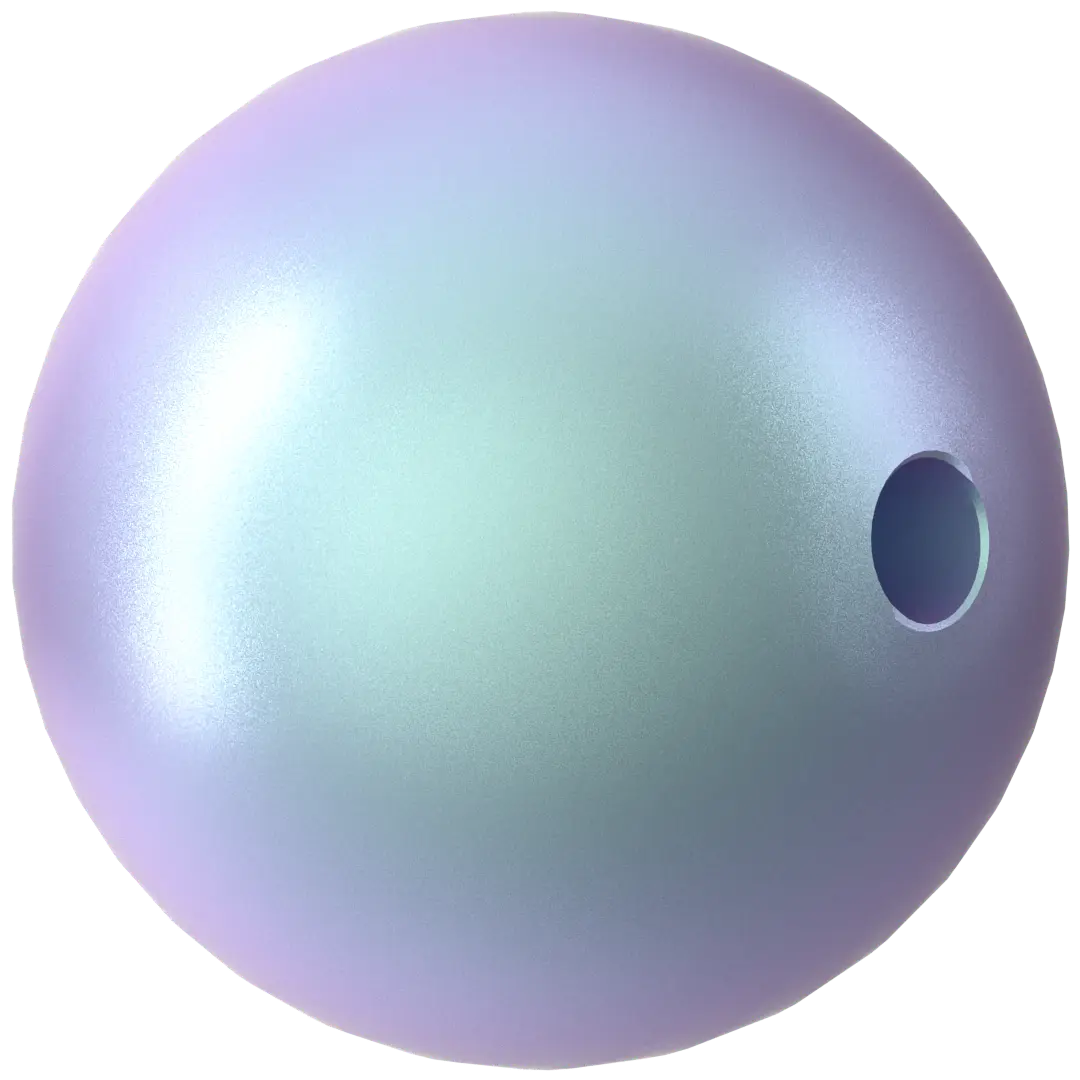 Swarovski Pearls Round (5810) Crystal Iridescent Light Blue - Bluestreak Crystals