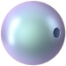 Swarovski Pearls Round (5810) Crystal Iridescent Light Blue - Bluestreak Crystals
