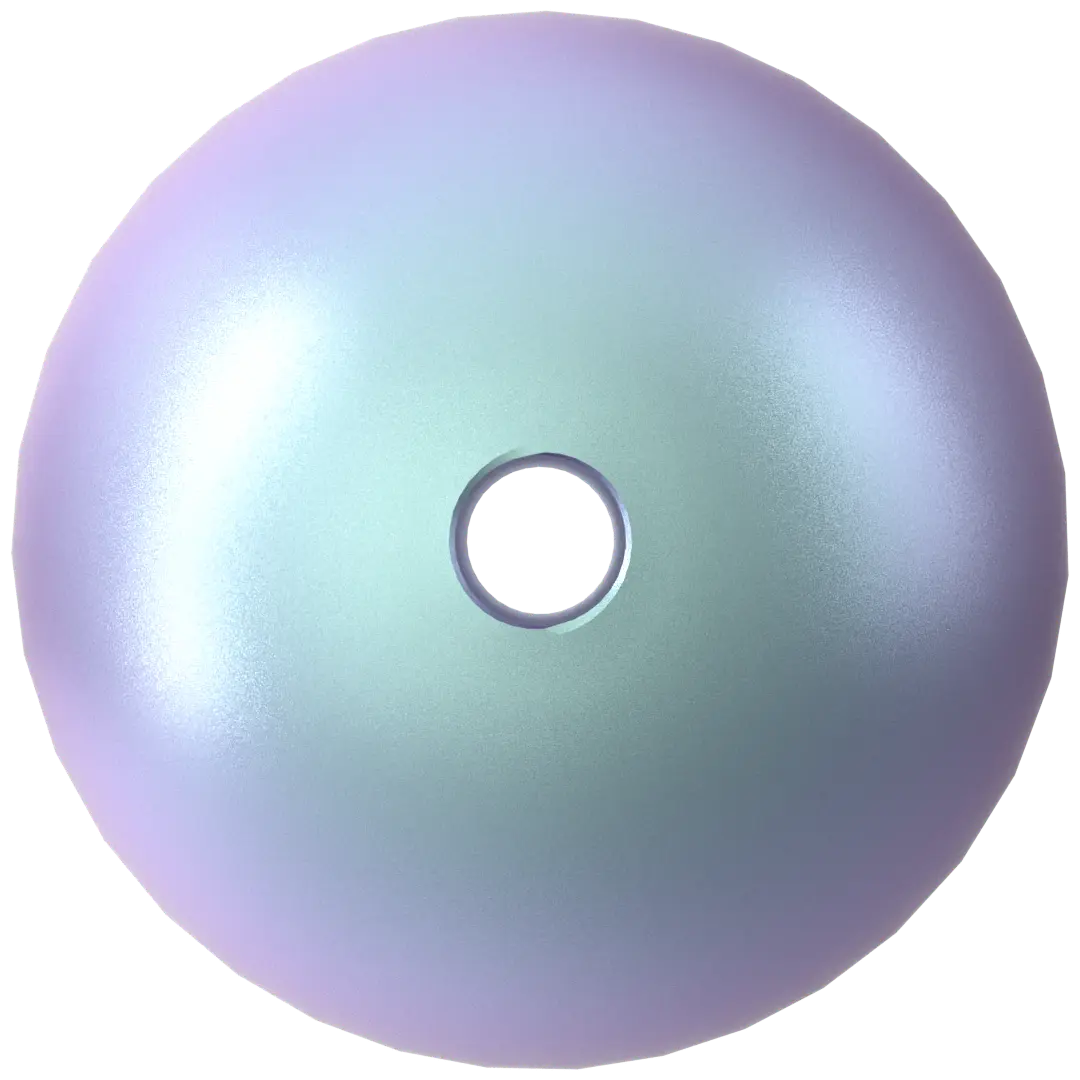 Swarovski Pearls Round (5810) Crystal Iridescent Light Blue - Bluestreak Crystals