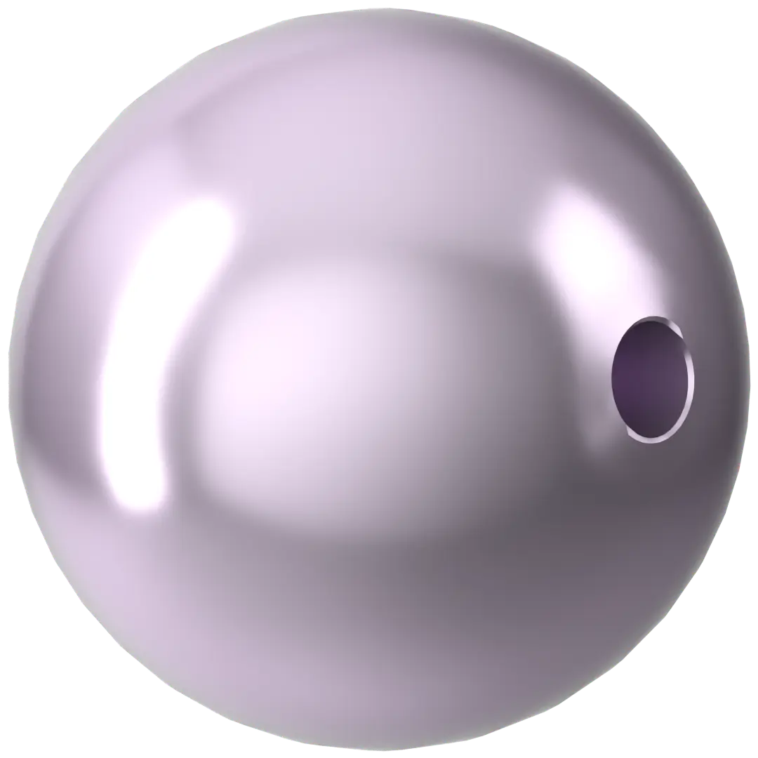 Swarovski Pearls Round (5810) Crystal Lavender - Bluestreak Crystals