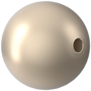 Swarovski Pearls Round (5810) Crystal Platinum - Bluestreak Crystals