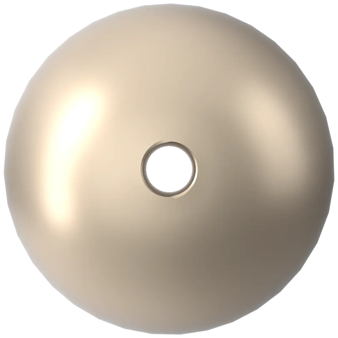 Swarovski Pearls Round (5810) Crystal Platinum - Bluestreak Crystals