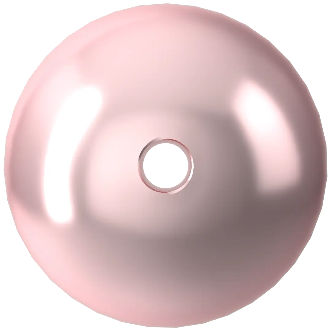 Swarovski Pearls Round (5810) Crystal Rosaline - Bluestreak Crystals