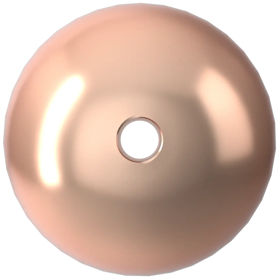Swarovski Pearls Round (5810) Crystal Rose Gold - Bluestreak Crystals