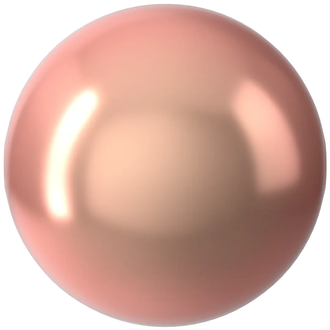 Swarovski Pearls Round (5810) Crystal Rose Peach - Bluestreak Crystals