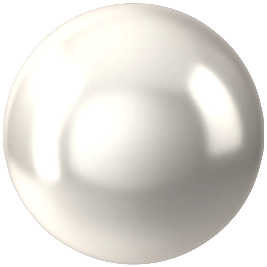 Swarovski Pearls Round (5810) Crystal White - Bluestreak Crystals