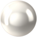 Swarovski Pearls Round (5810) Crystal White - Bluestreak Crystals