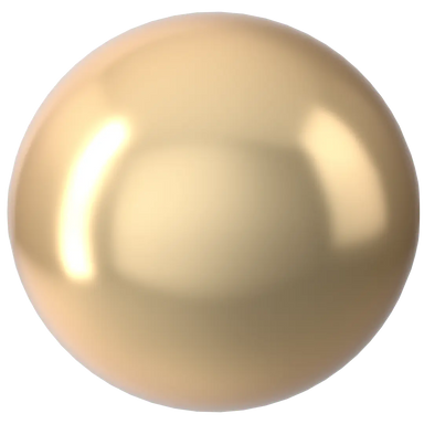 Swarovski Pearls Round Half Drilled (5818) Crystal Light Gold - Bluestreak Crystals