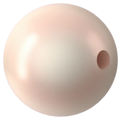 Swarovski Pearls Round Half Drilled (5818) Crystal Pearlescent White - Bluestreak Crystals