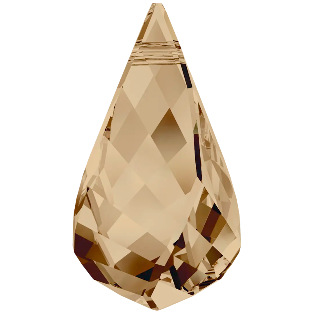 Swarovski Pendants Helix (6020) Crystal Golden Shadow - Bluestreak Crystals