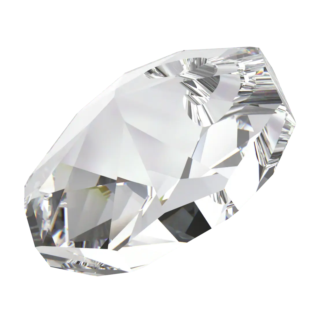 Swarovski Pendants Octagon (6401) Crystal - Bluestreak Crystals