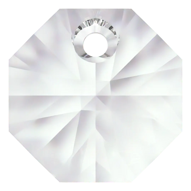 Swarovski Pendants Octagon (6401) Crystal - Bluestreak Crystals