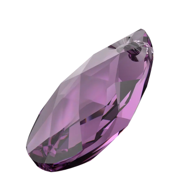 Swarovski Pendants Peardrop (6106) Amethyst - Bluestreak Crystals